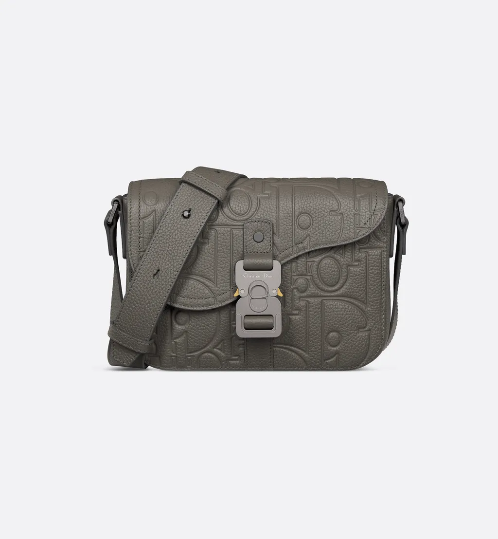 Small Saddle Messenger Bag With Flap