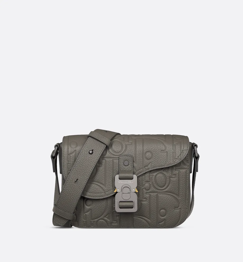 Small Saddle Messenger Bag With Flap