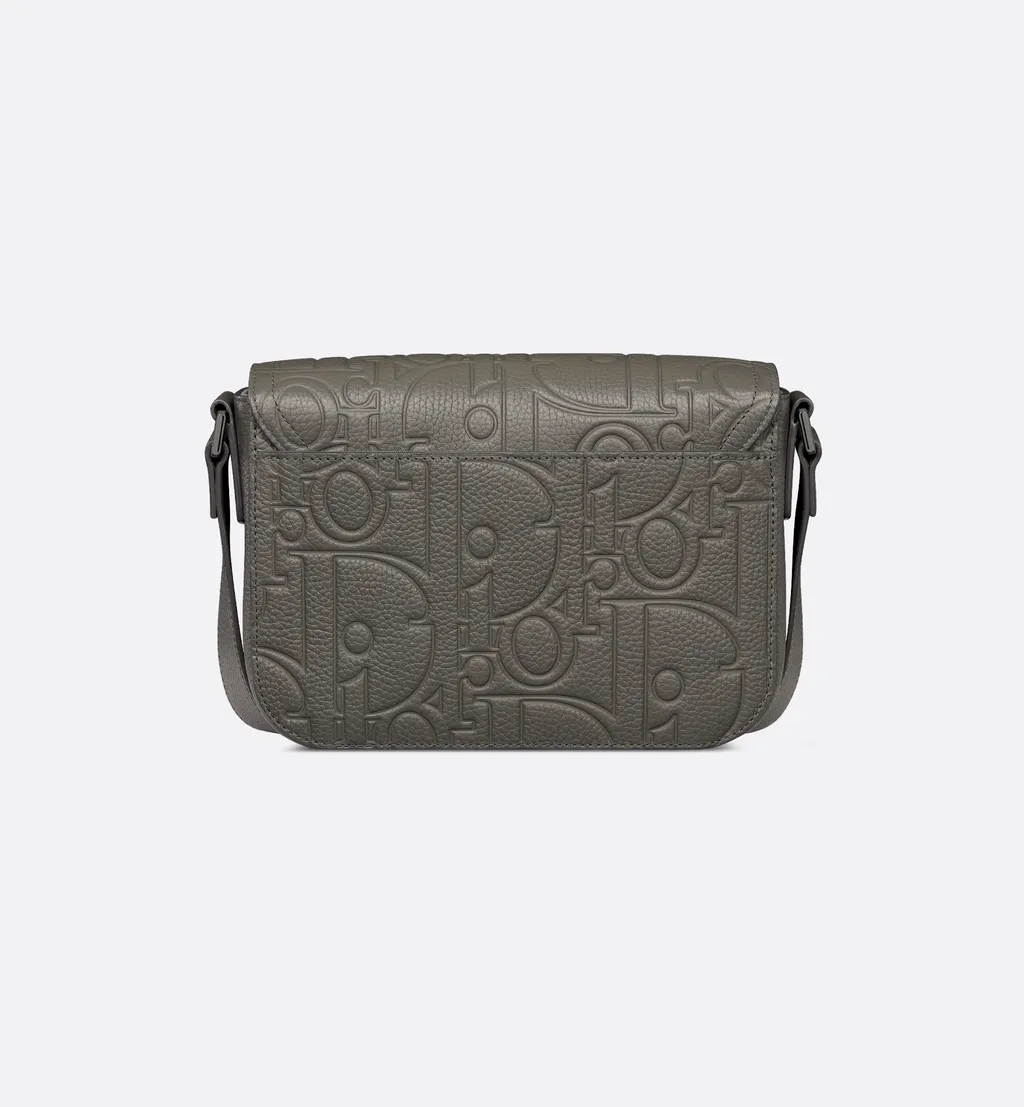 Small Saddle Messenger Bag With Flap