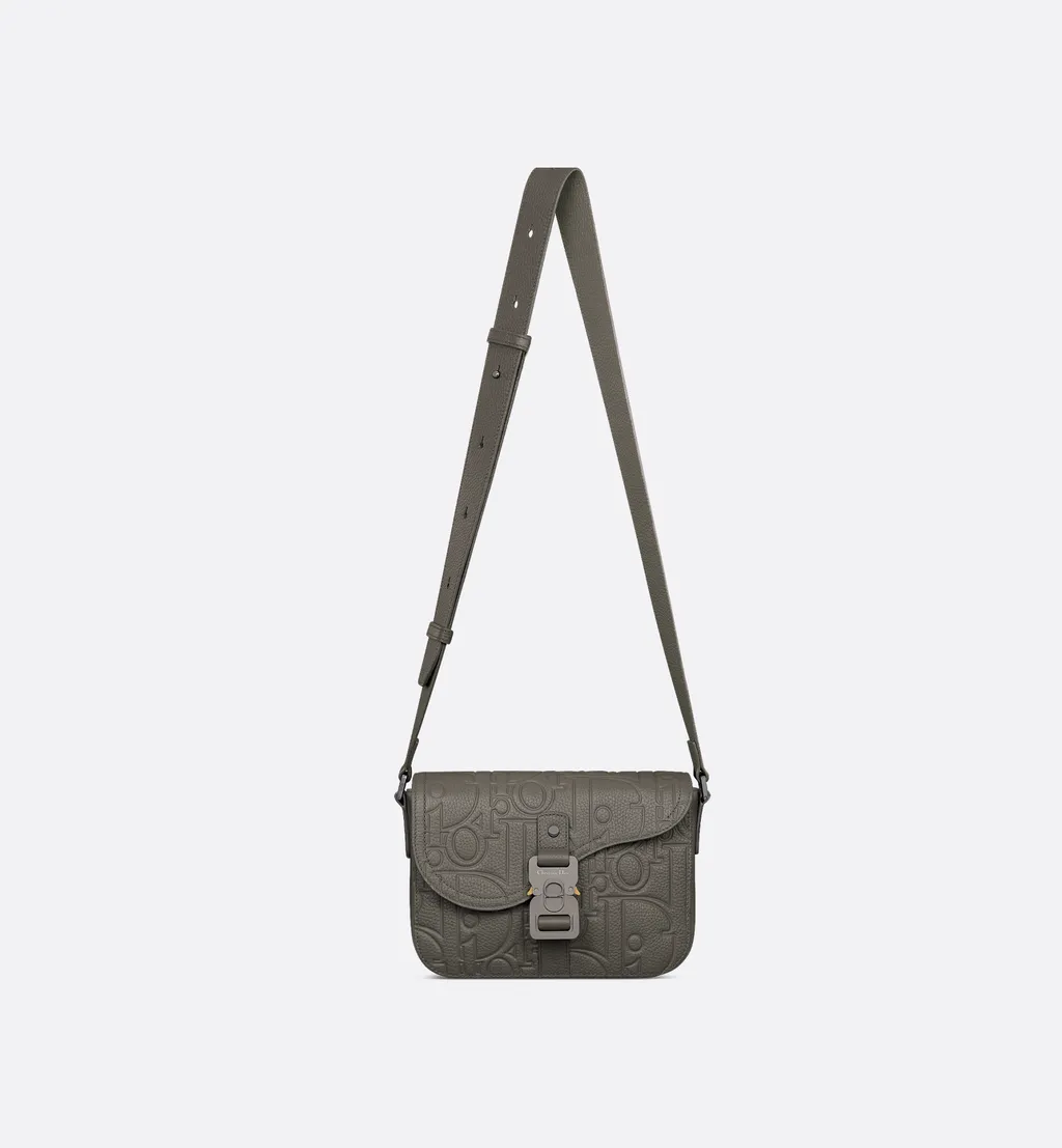 Small Saddle Messenger Bag With Flap