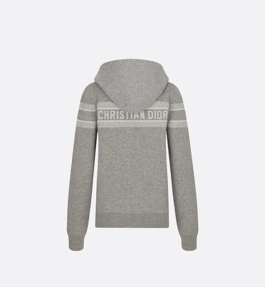 Reversible Zipped Cardigan With Hood
