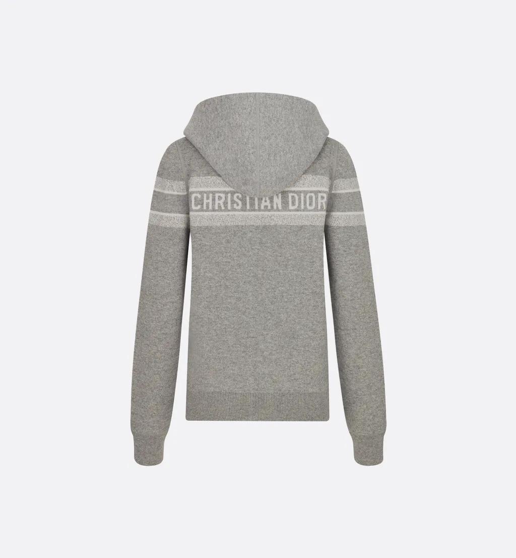 Reversible Zipped Cardigan With Hood