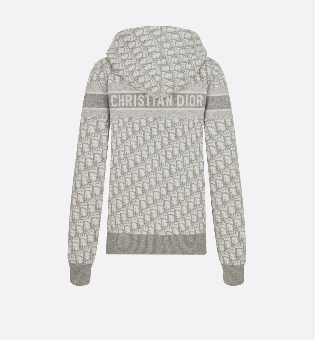 Reversible Zipped Cardigan With Hood
