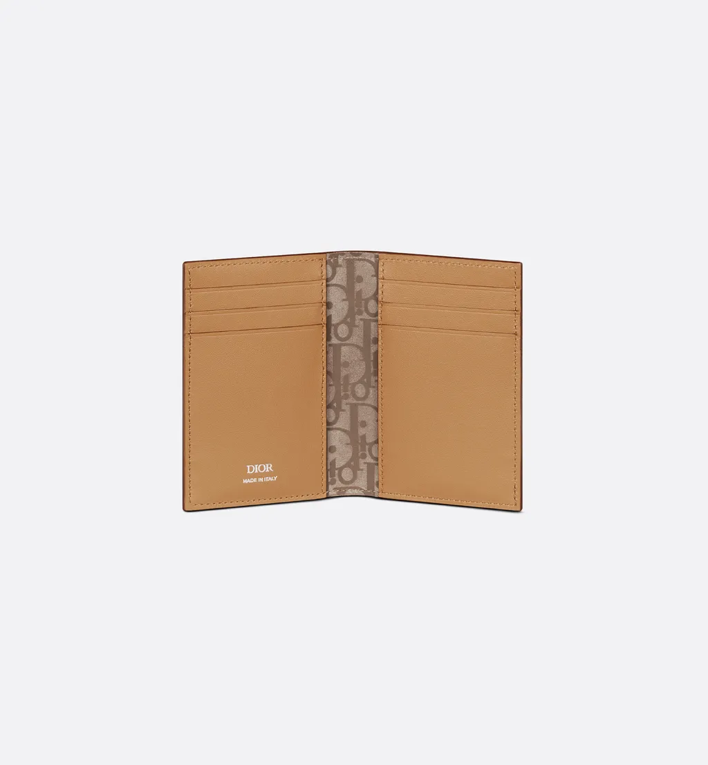 Dior Privé Vertical Bifold Card Holder