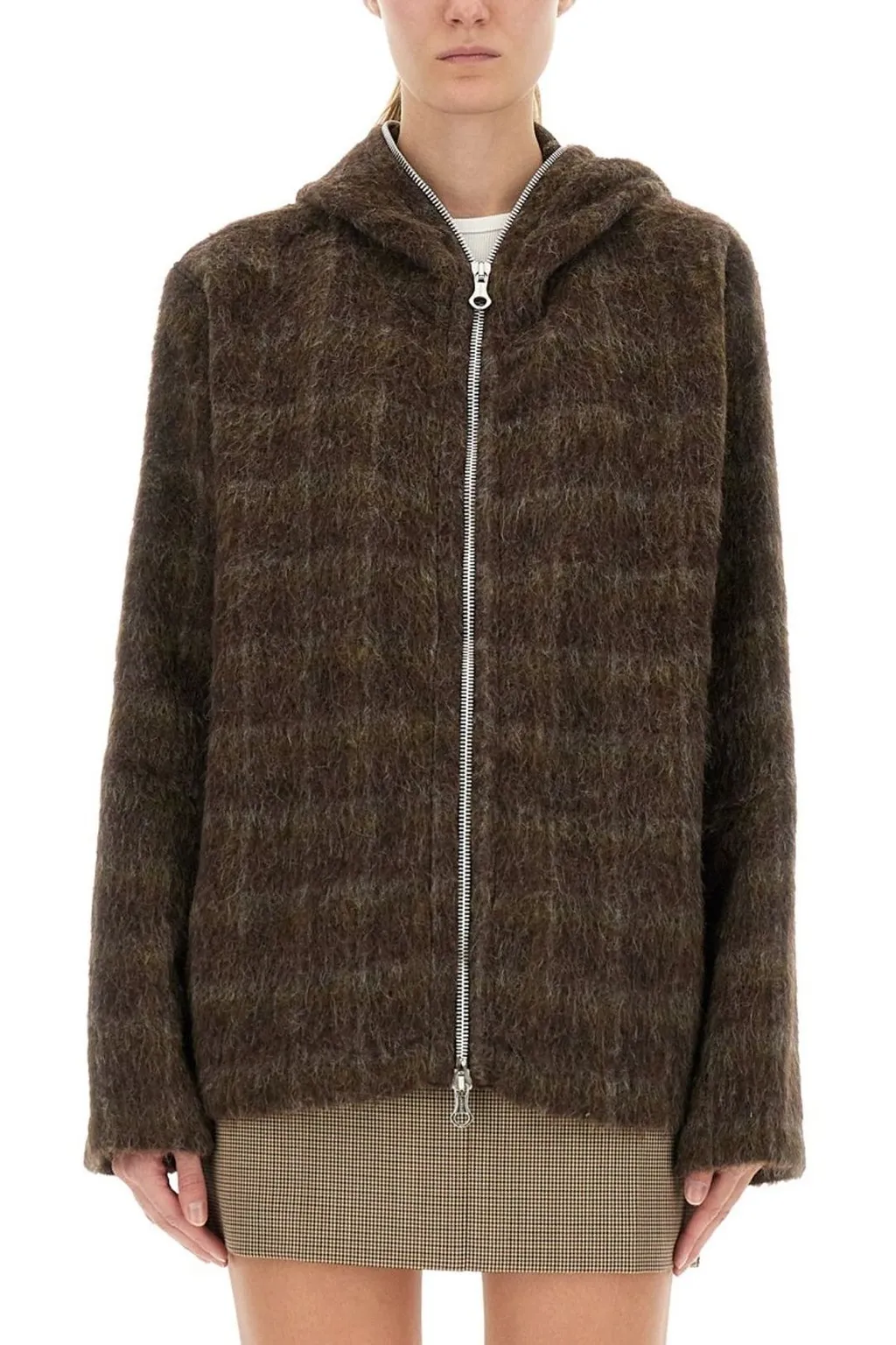 Our Legacy Dorf Check Full Zip Hood Jacket