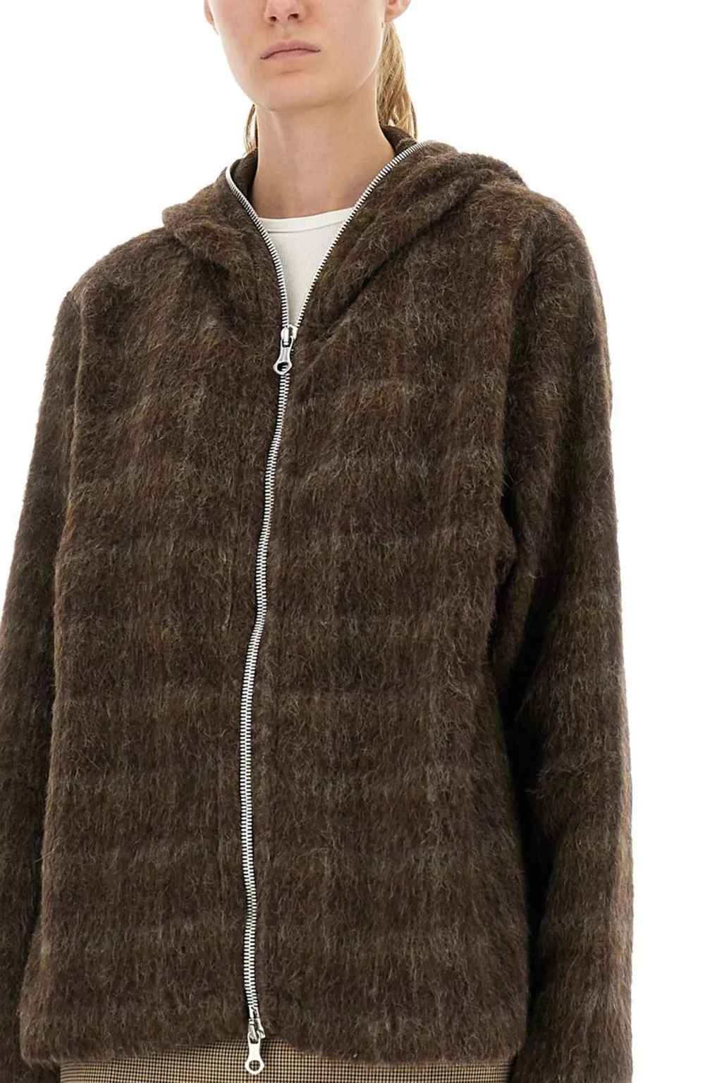 Our Legacy Dorf Check Full Zip Hood Jacket