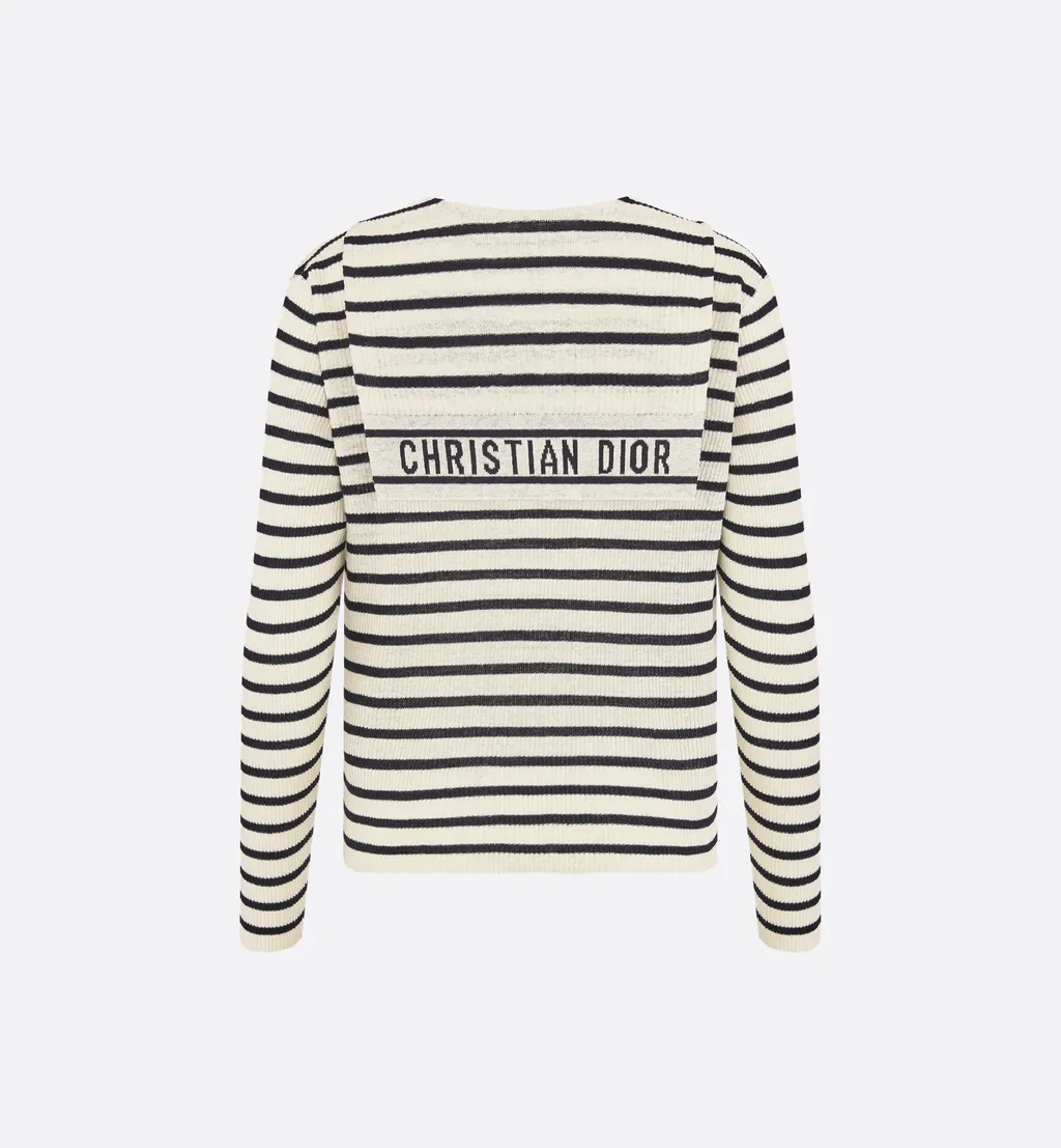Dioriviera Sweater With Lace-Up Neckline