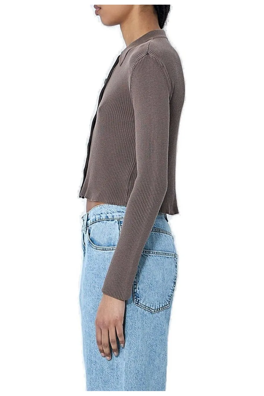 Our Legacy Mazzy Ribbed Knit Polo Shirt