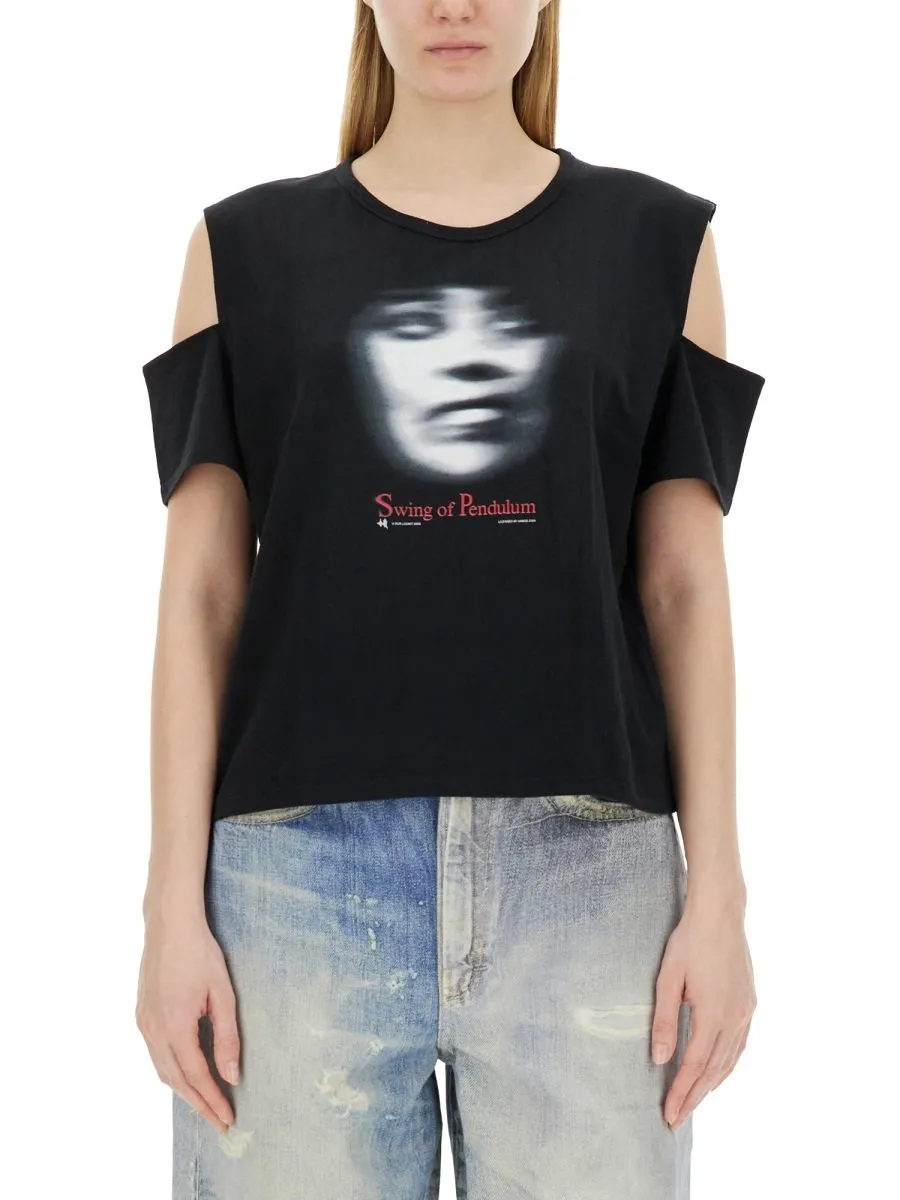 Our Legacy Swing Of Pendulum Printed Punk T-Shirt