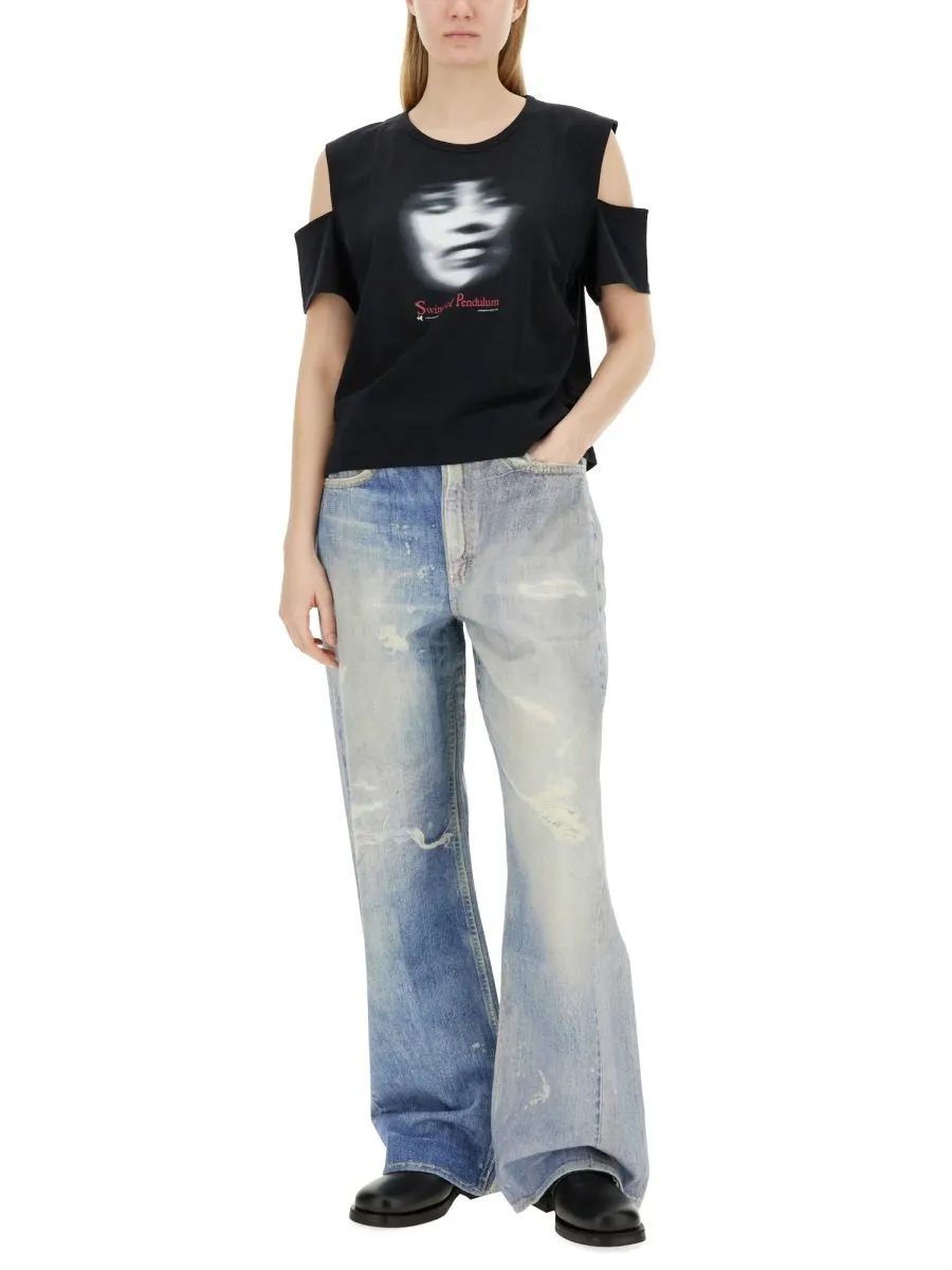 Our Legacy Swing Of Pendulum Printed Punk T-Shirt