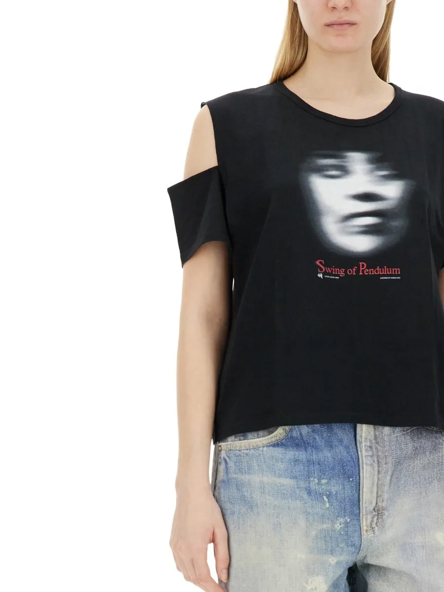 Our Legacy Swing Of Pendulum Printed Punk T-Shirt