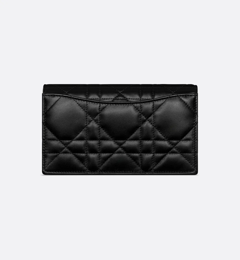 Dior Caro Pouch With Chain And Crystals