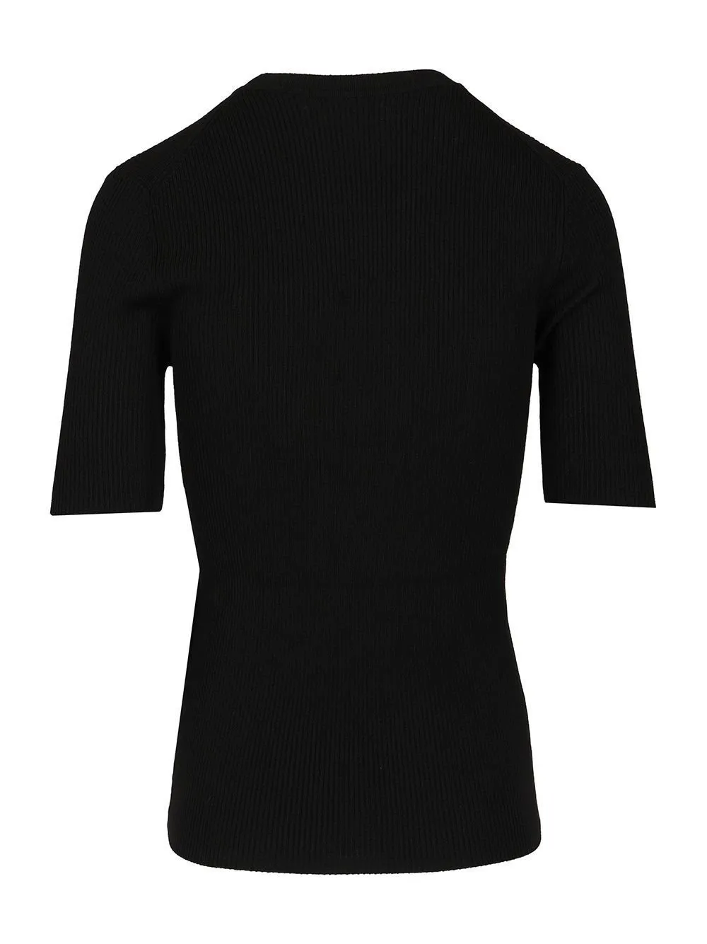 P.A.R.O.S.H. Short-Sleeved Crewneck Ribbed Top