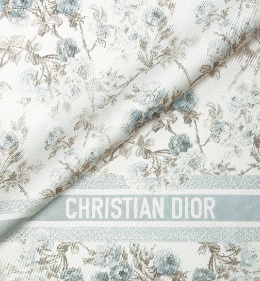 Rosier De Dior 90 Square Scarf