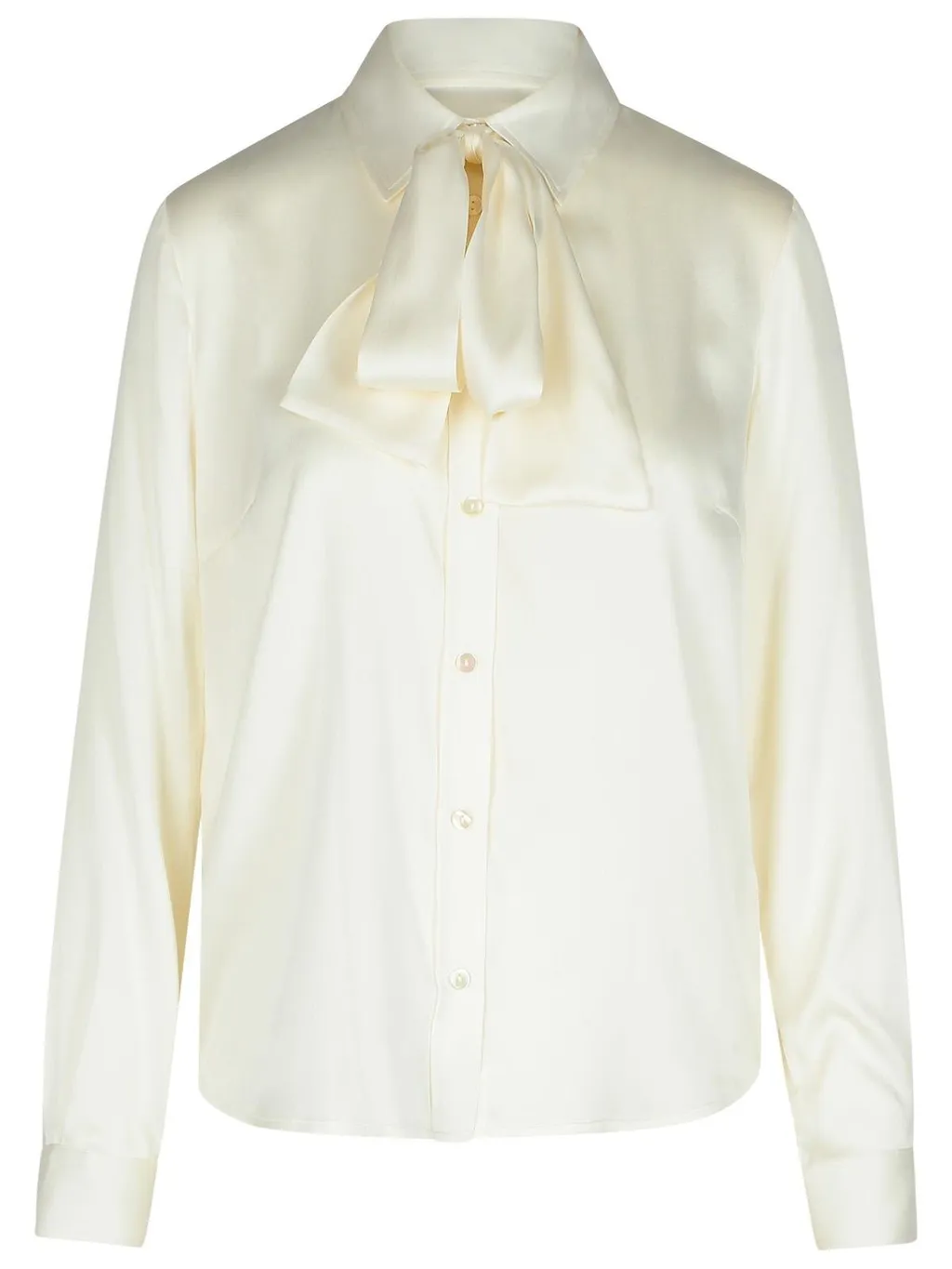P.A.R.O.S.H. Collared Tie Detailed Long-Sleeve Shirt