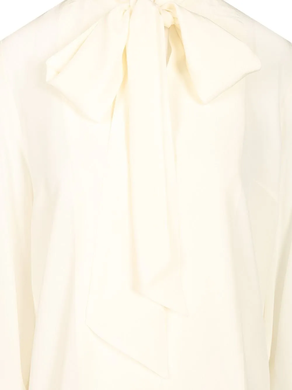 P.A.R.O.S.H. Long Sleeve Bow Detail Blouse