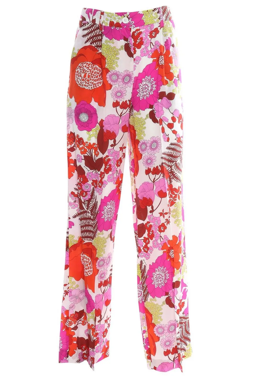 P.A.R.O.S.H. Floral-Printed Wide-Leg Trousers