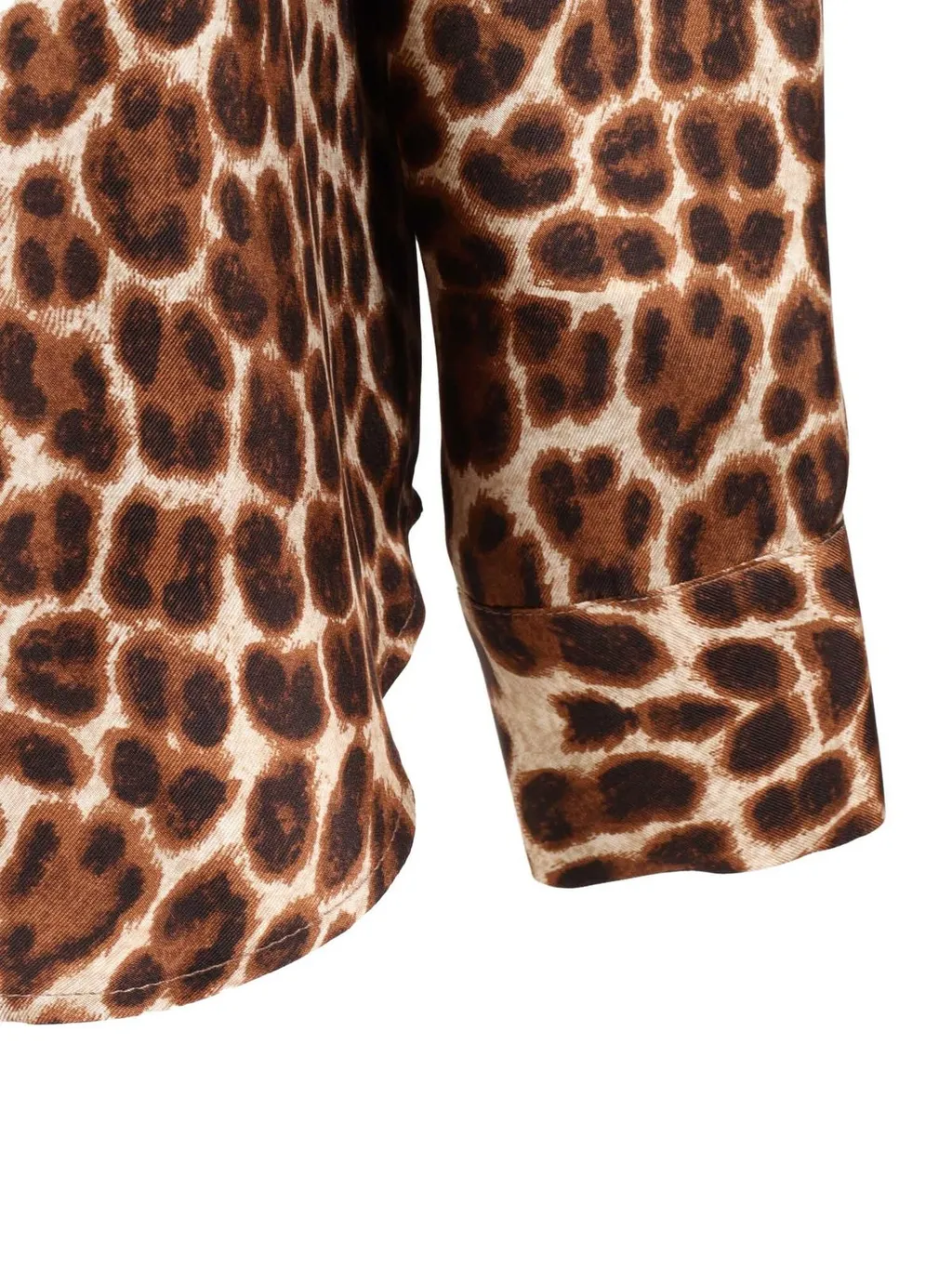 P.A.R.O.S.H. Leopard Print Long-Sleeve Shirt