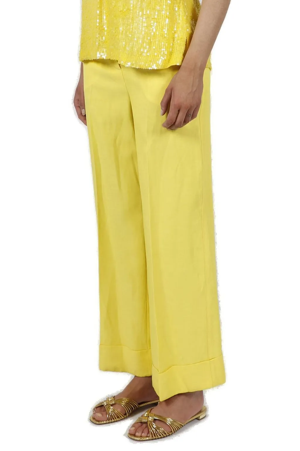 P.A.R.O.S.H. Raisa Pressed Crease Pants