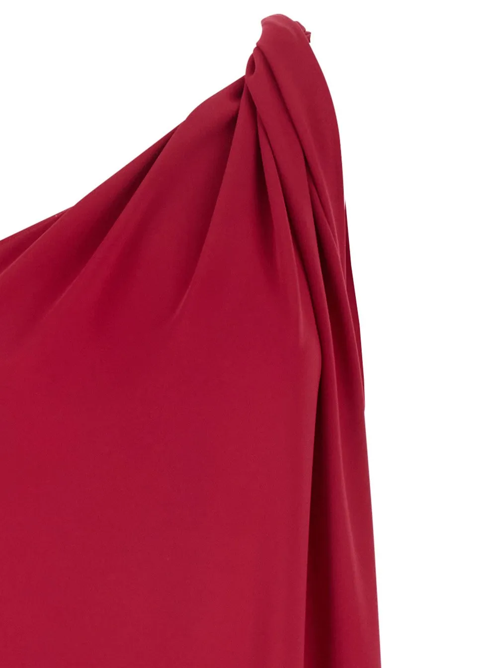 P.A.R.O.S.H. One-Shoulder Draped Dress