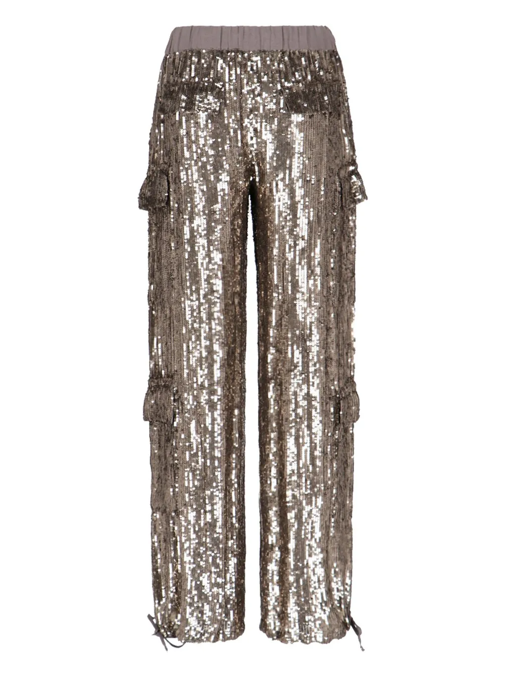P.A.R.O.S.H. Sequin Embellished Cargo Pants