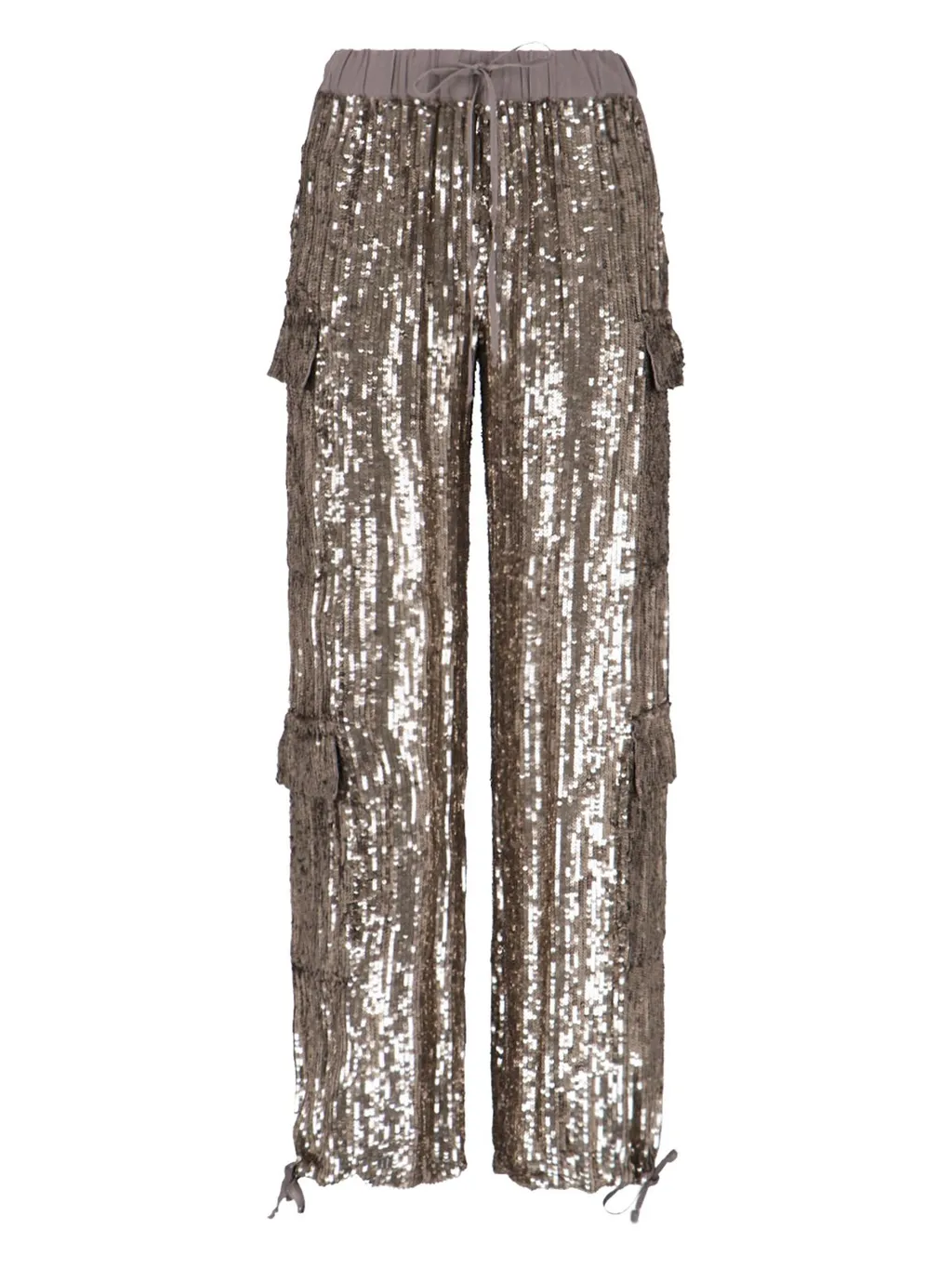P.A.R.O.S.H. Sequin Embellished Cargo Pants