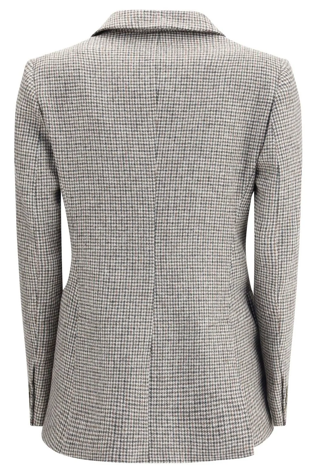 P.A.R.O.S.H. Houndstooth Patterned Single Breasted Blazer