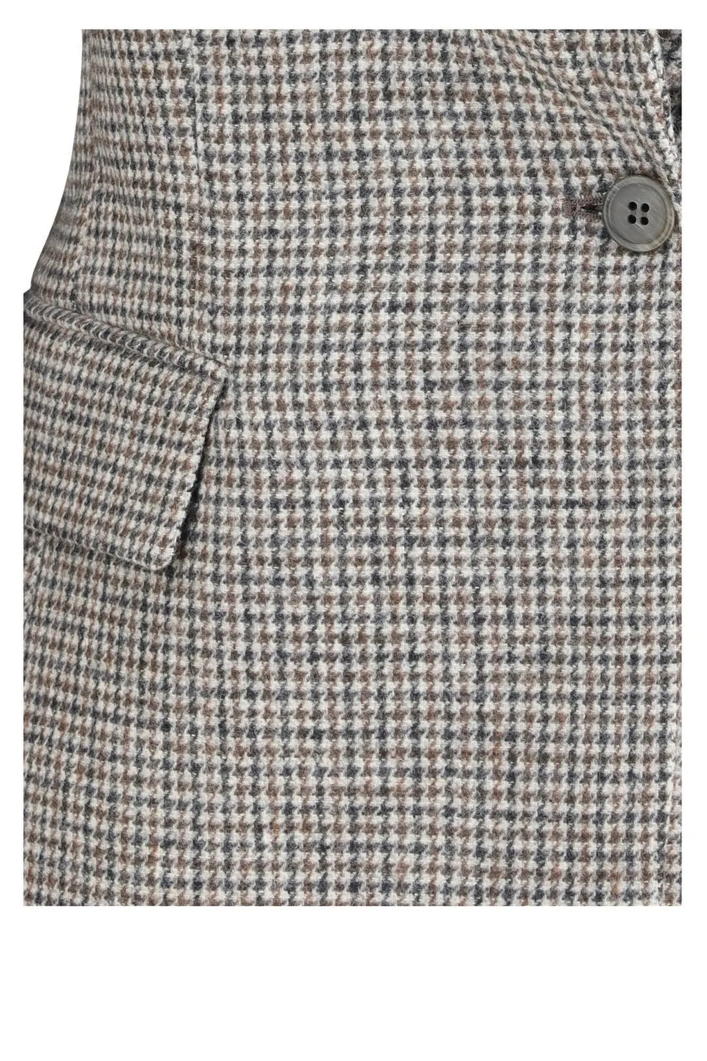 P.A.R.O.S.H. Houndstooth Patterned Single Breasted Blazer