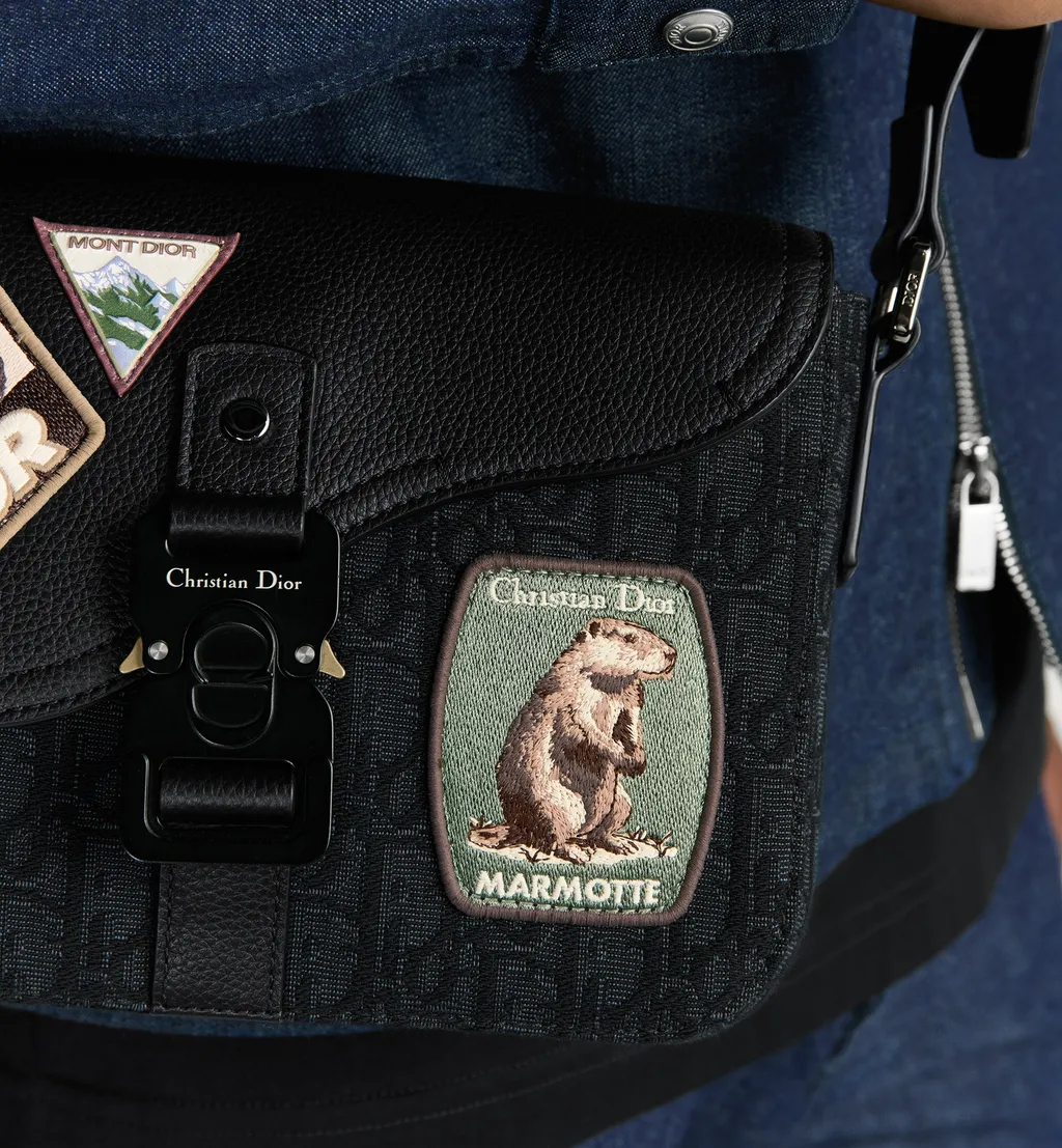 Small Saddle Messenger Bag With Flap