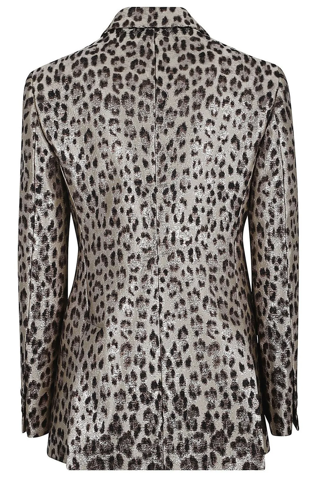 P.A.R.O.S.H. Leopard-Printed Double-Breasted Tailored Blazer