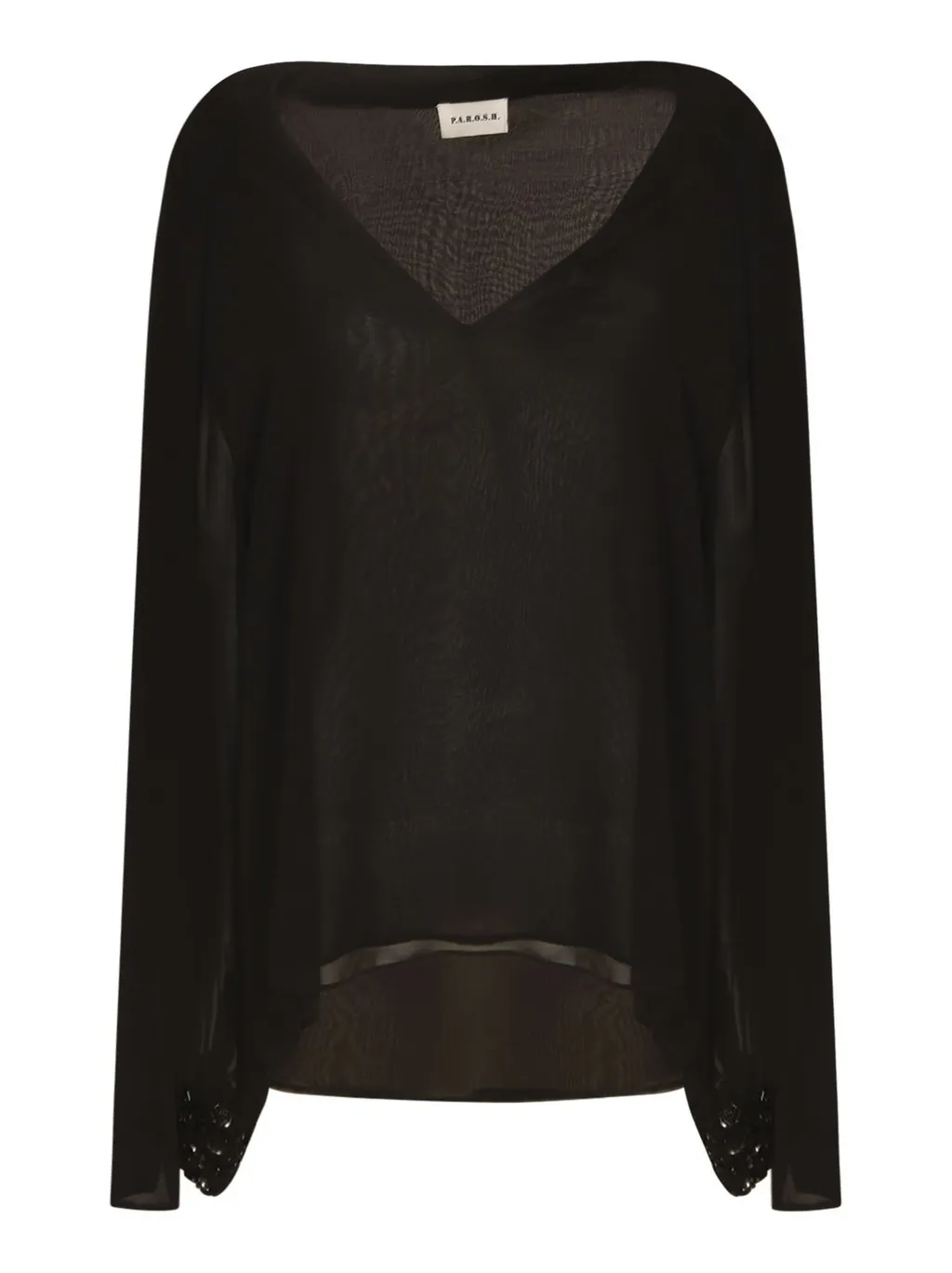 P.A.R.O.S.H. Long Sleeve V-Neck Top