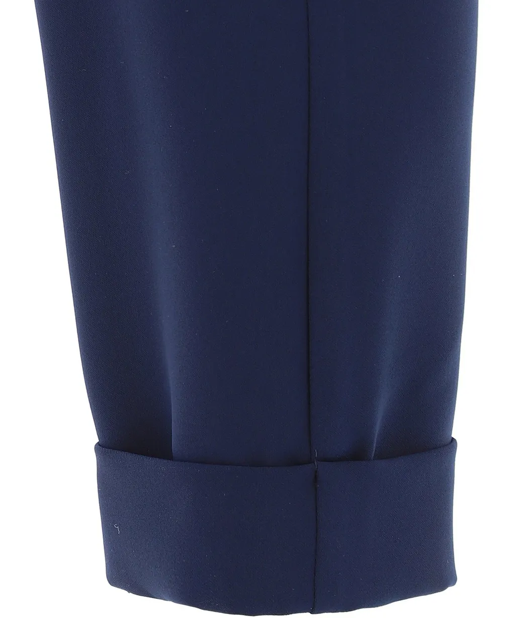 P.A.R.O.S.H. Straight Leg Mid Rise Trousers