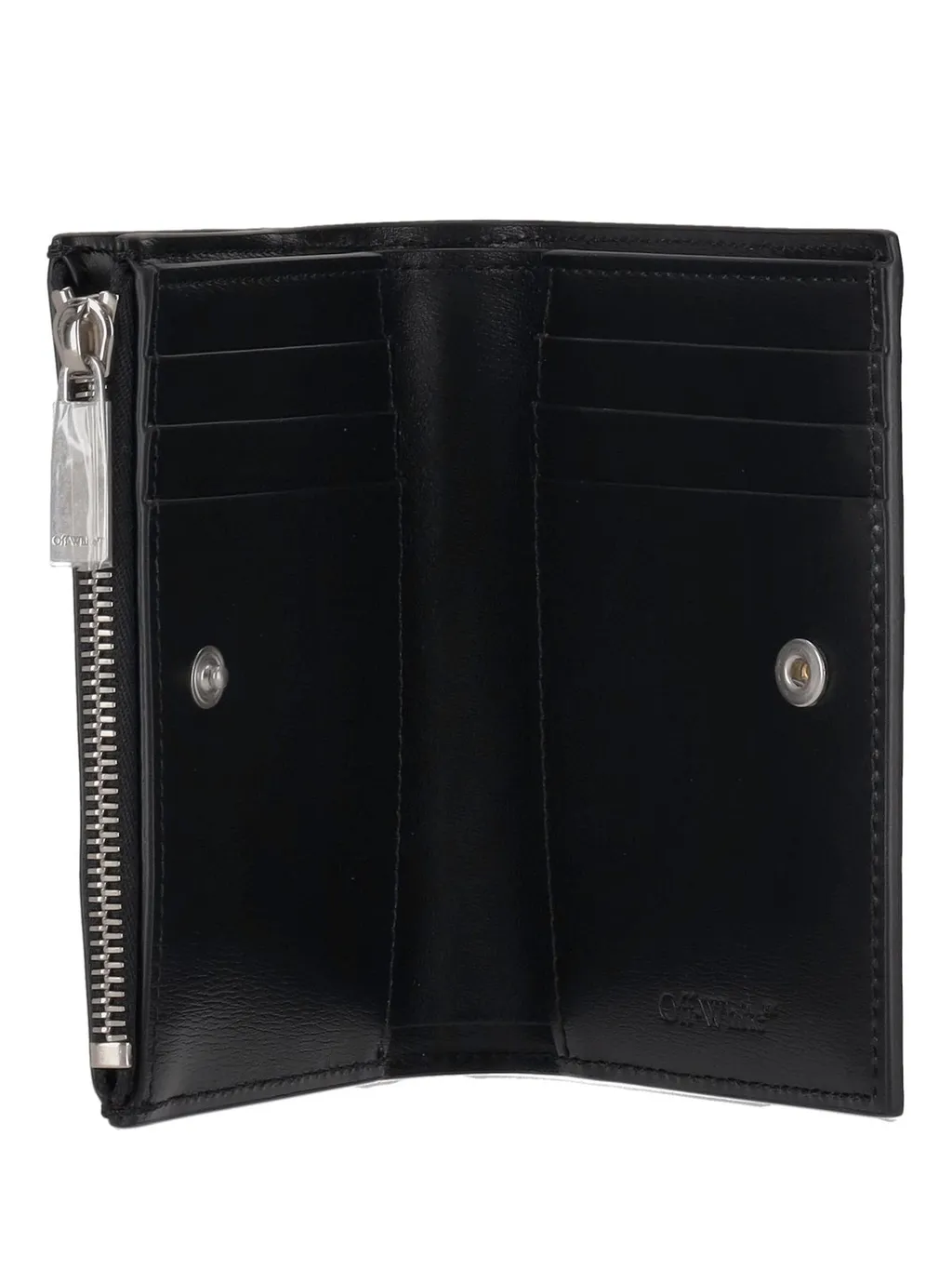 Off-White Jitney Logo Printed Zip-Up Wallet