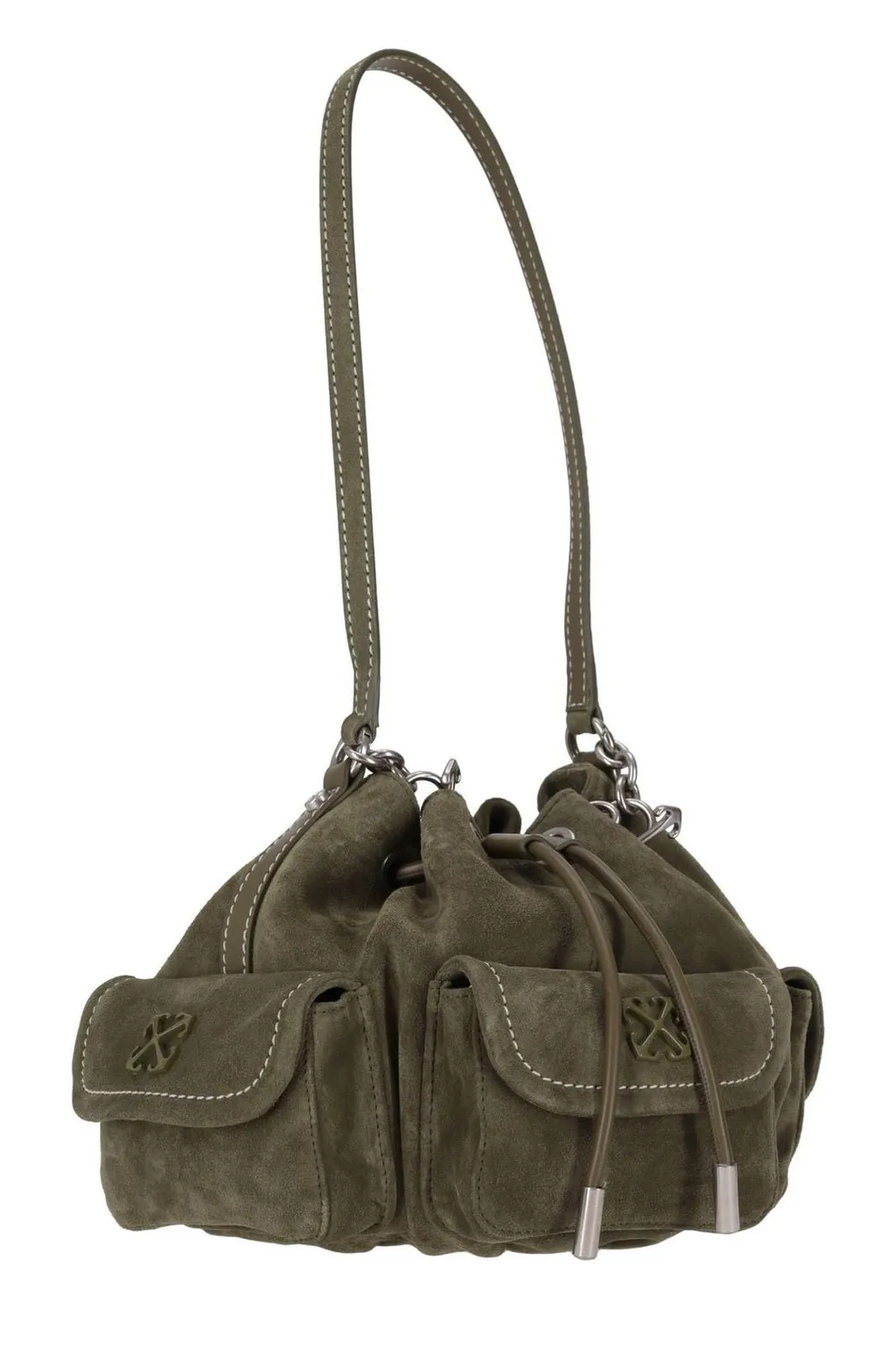 Off-White Dumbo.B Chain Drawstring Bucket Bag