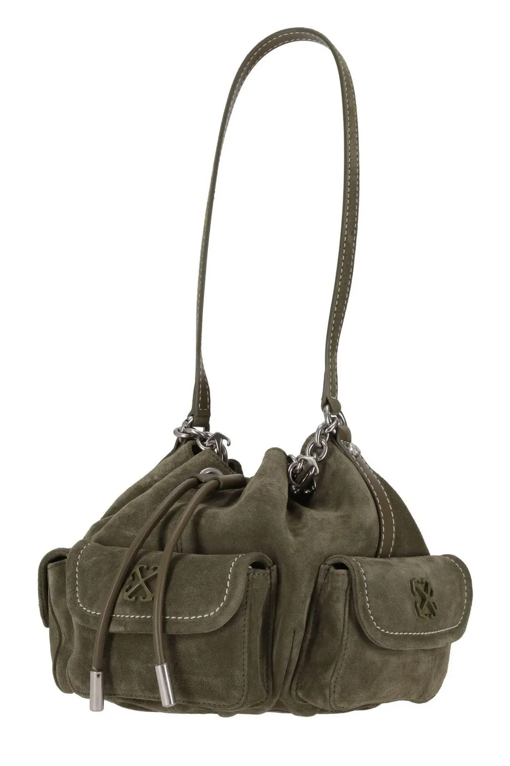 Off-White Dumbo.B Chain Drawstring Bucket Bag