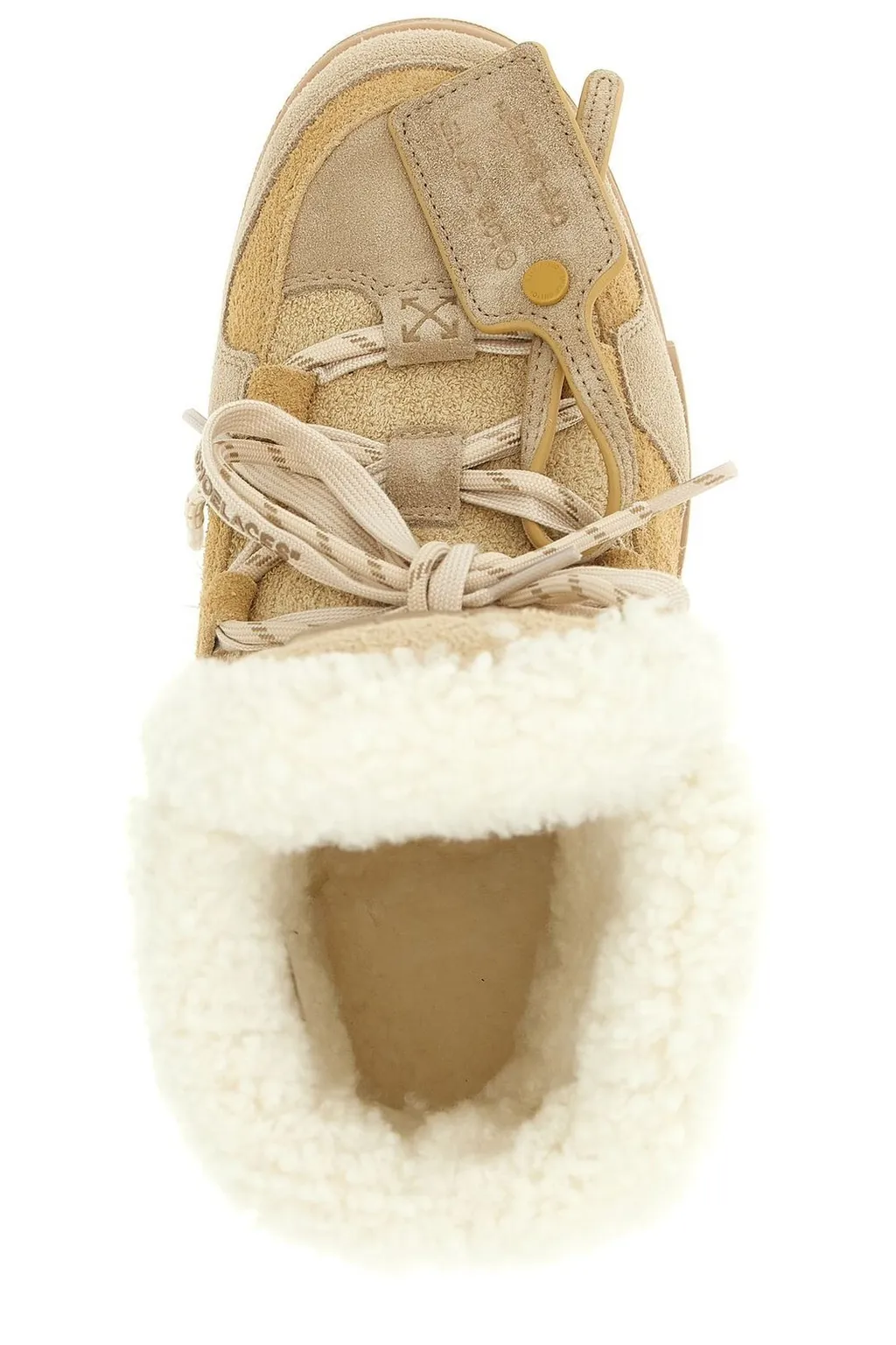 Off-White Winter Lace-Up Ankle Boots
