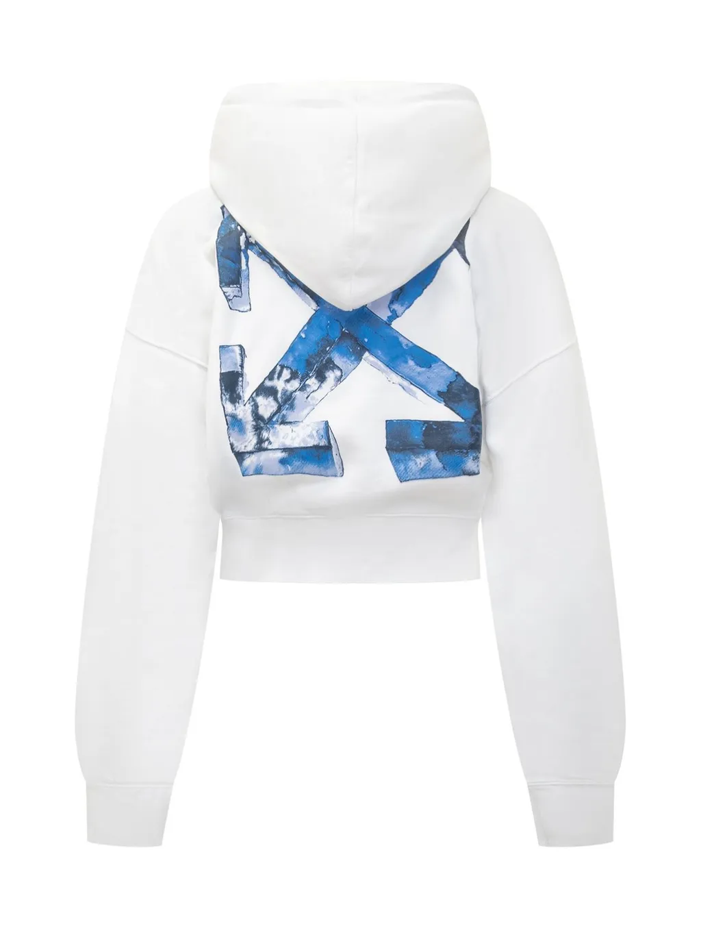 Off-White Logo Printed Drawstring Hoodie