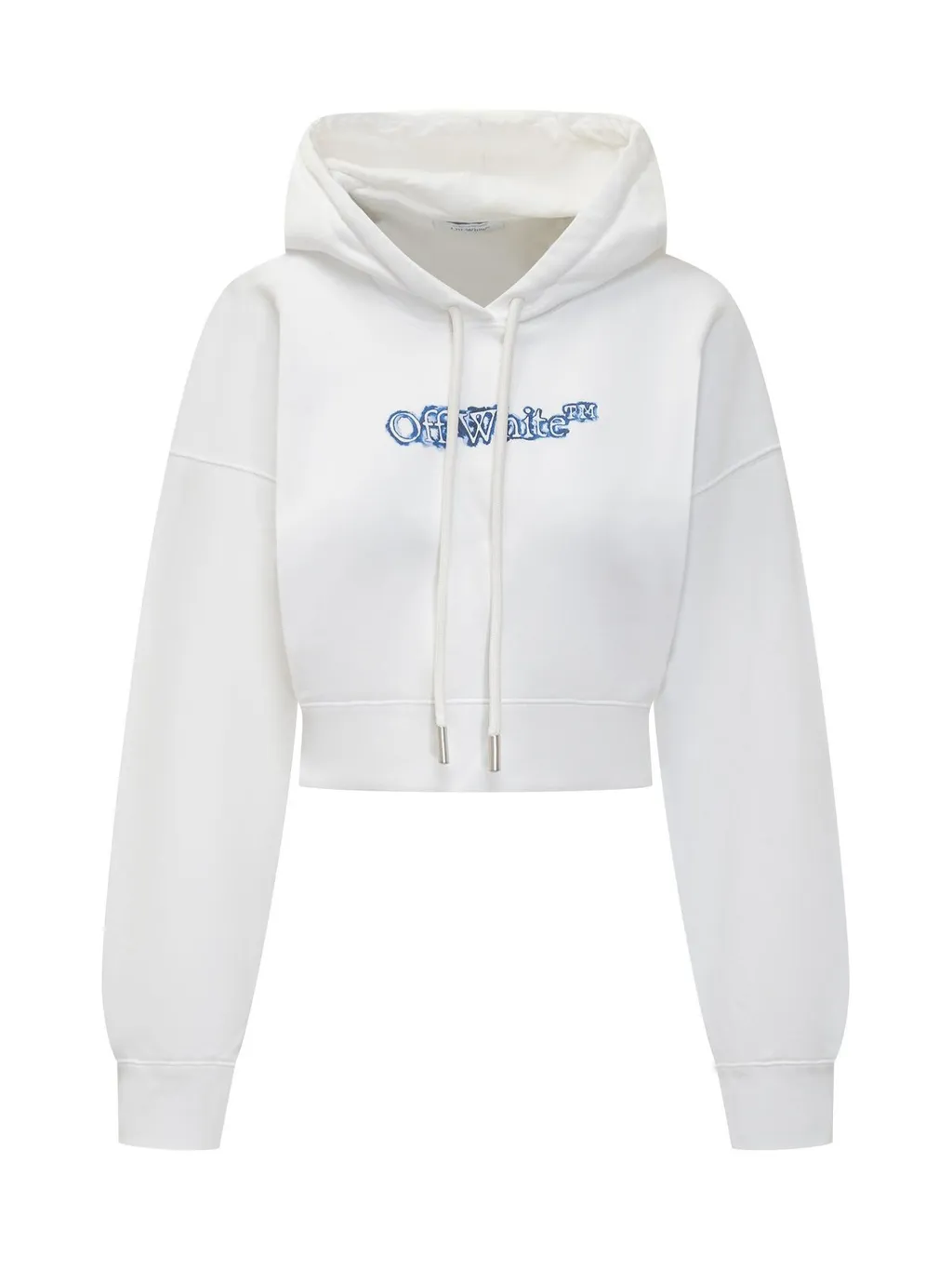 Off-White Logo Printed Drawstring Hoodie