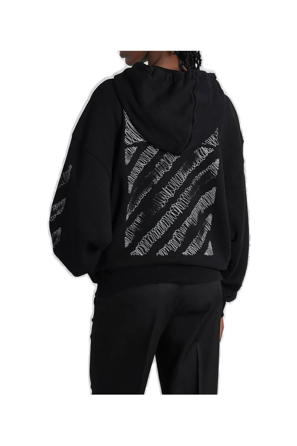 Off-White Scribble Drawstring Hoodie