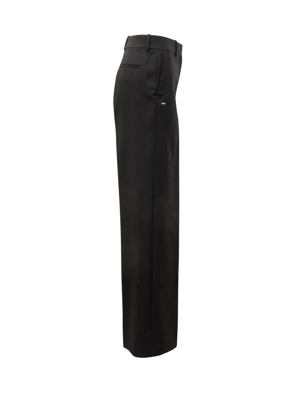 Off-White Pleat Detailed Straight Leg Pants