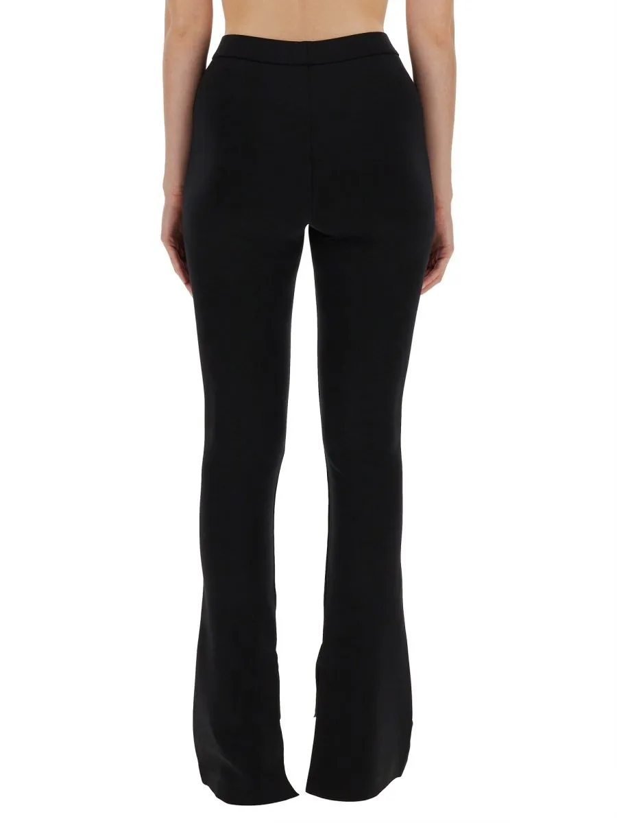 Off-White Logo Printed Flared Leggings