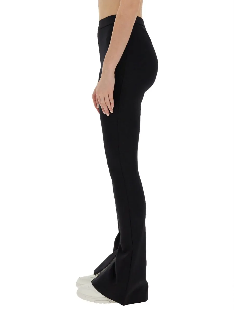 Off-White Logo Printed Flared Leggings