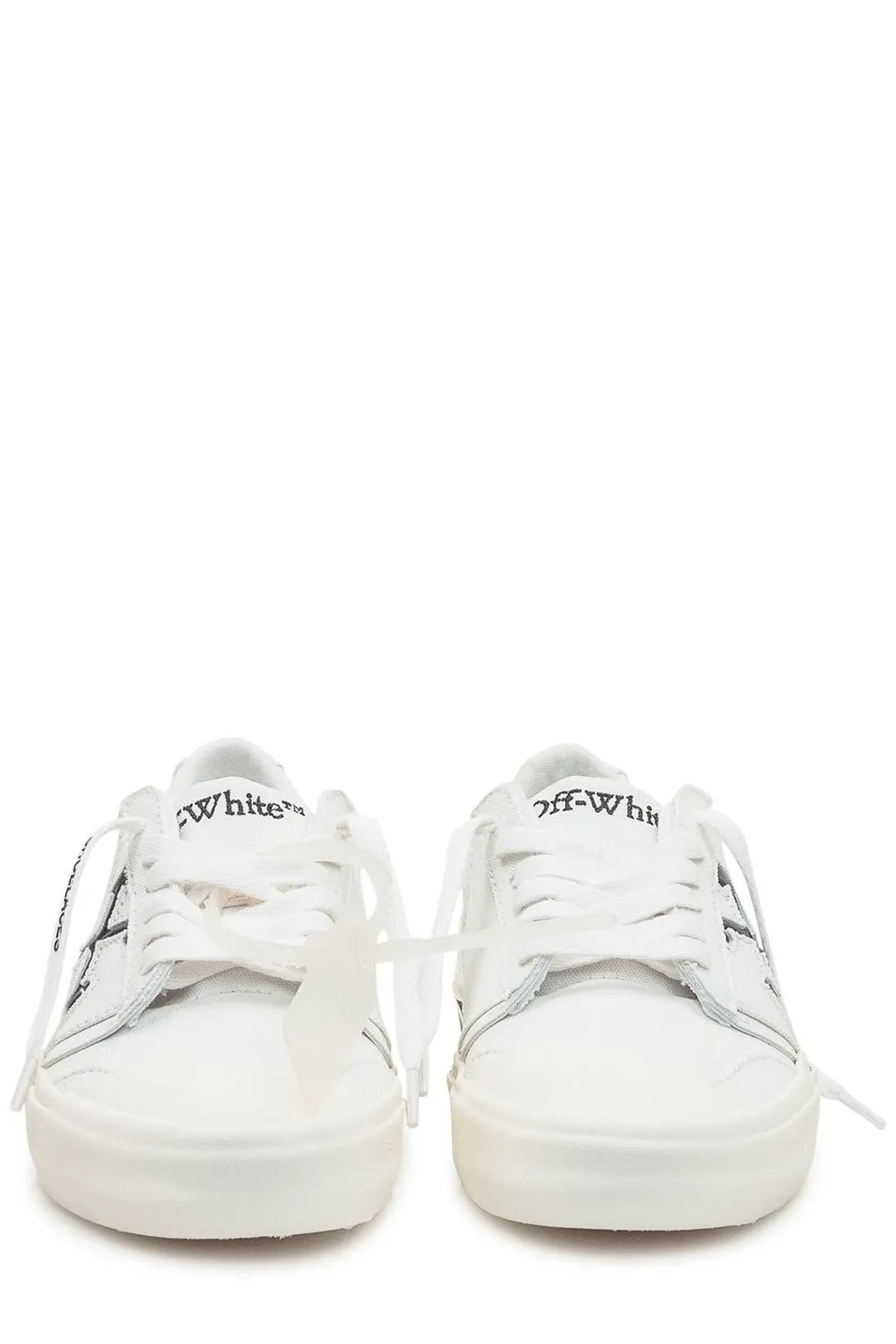 Off-White Stripe Detailed Lace-Up Sneakers