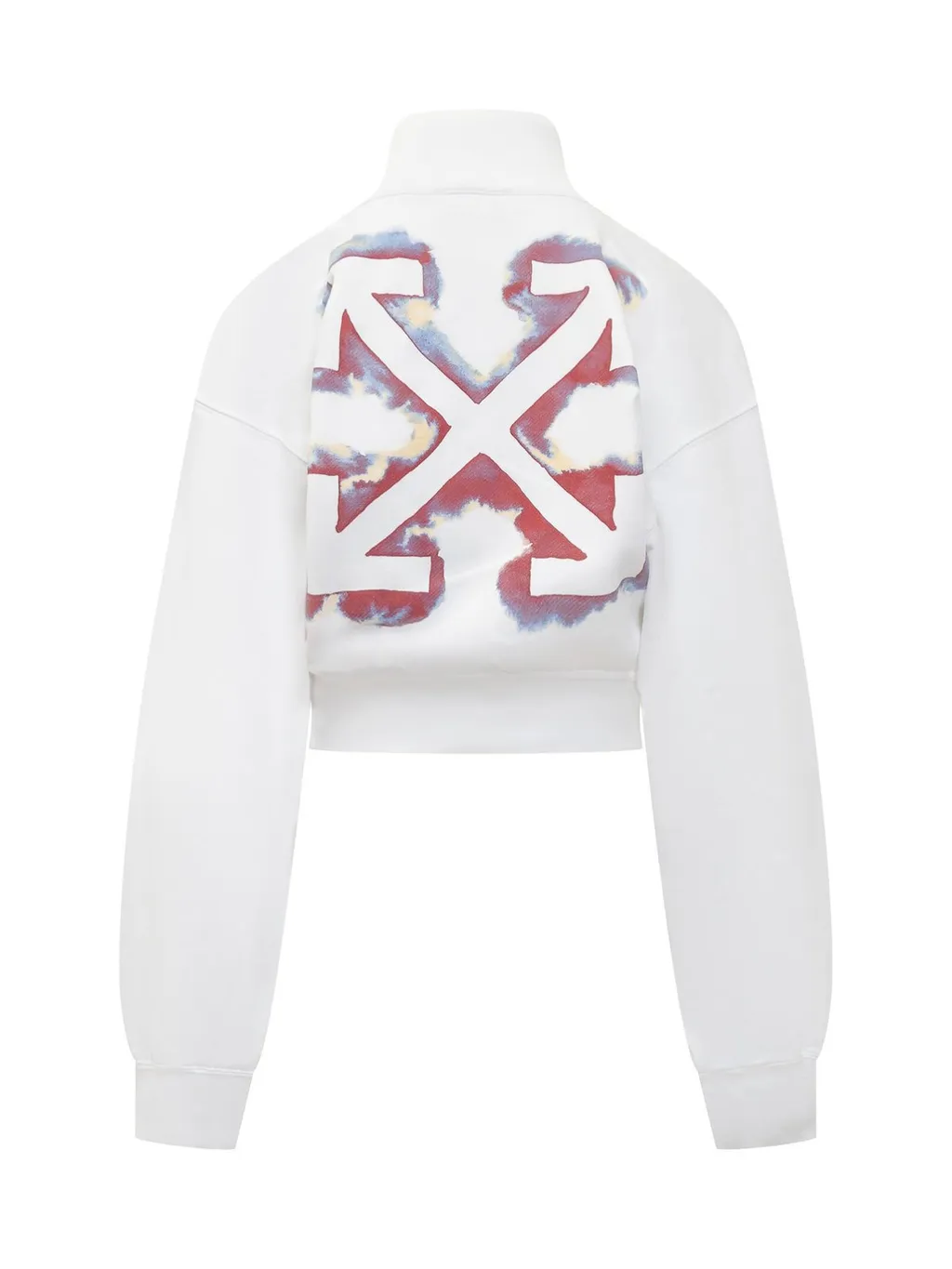 Off-White Logo Printed Zip-Up Sweatshirt