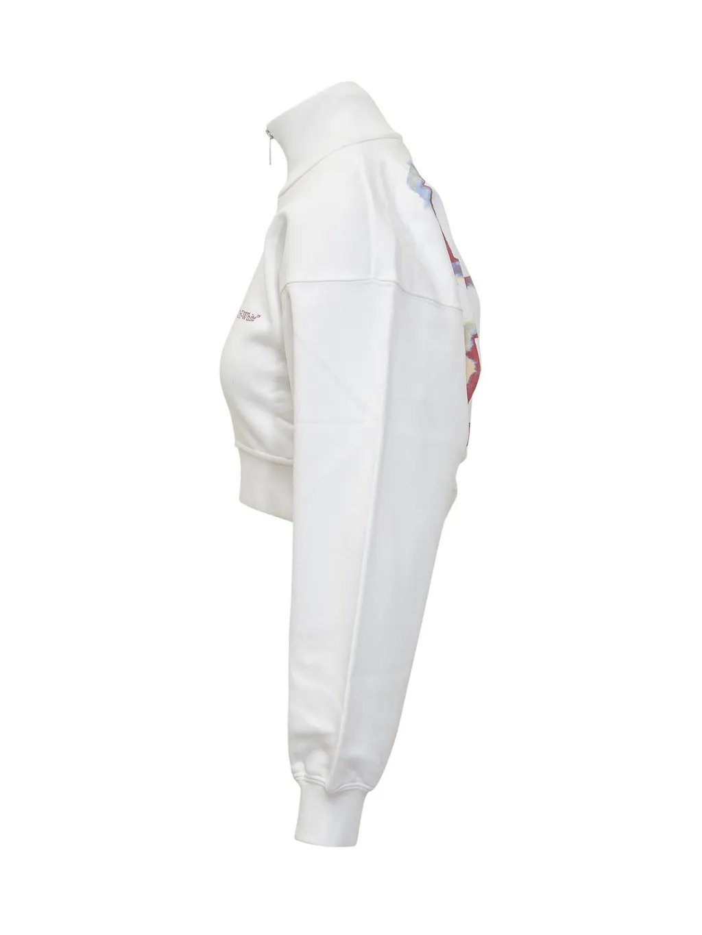 Off-White Logo Printed Zip-Up Sweatshirt
