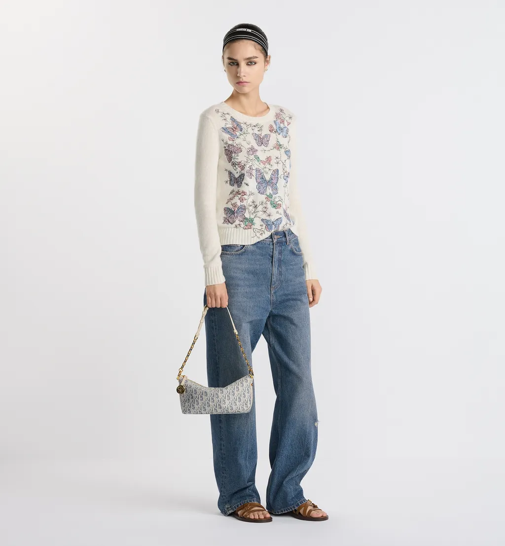 Diorstar Hobo Bag With Chain