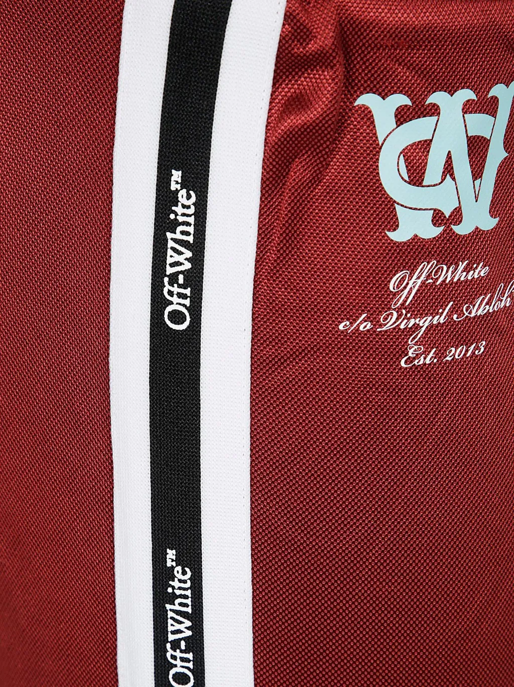 Off-White Stripe Detailed Drawstring Pants