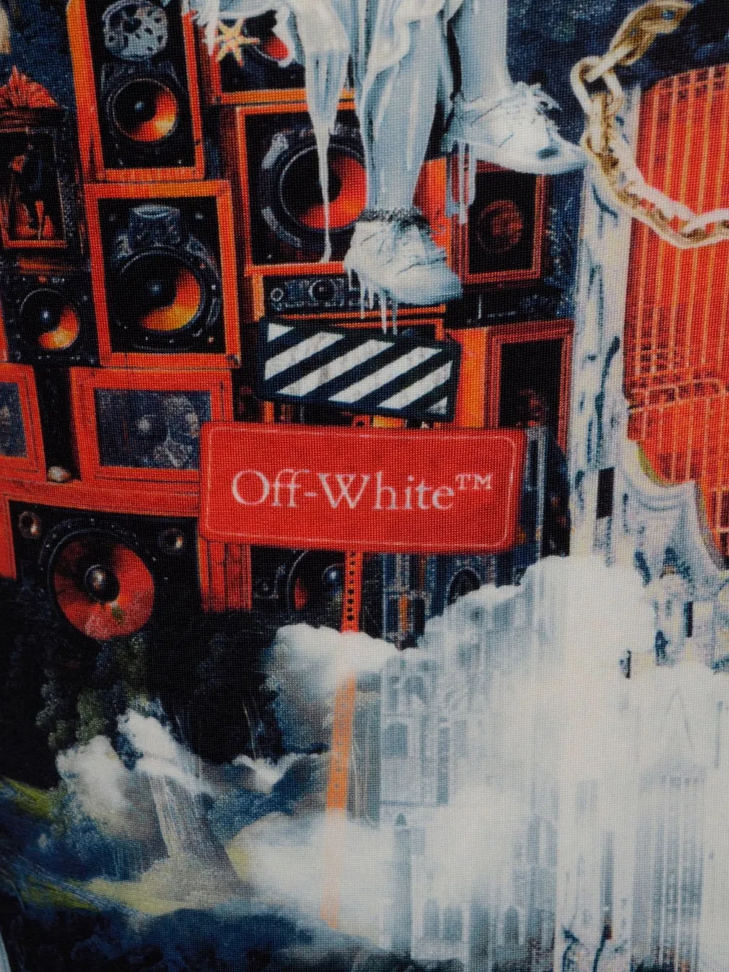 Off-White All-Over Printed Crewneck Top