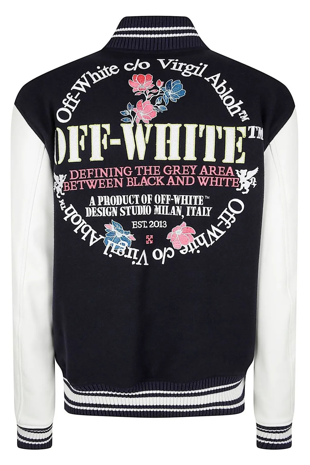 Off-White Logo Detailed Long Sleeved Jacket
