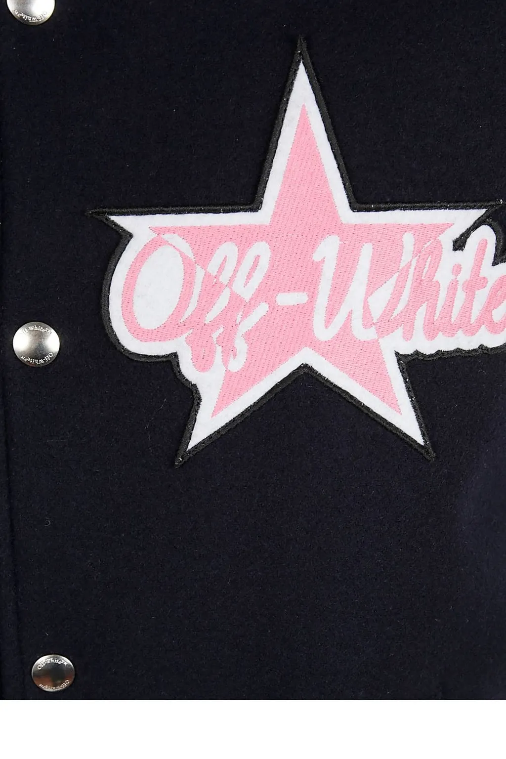 Off-White Logo Detailed Long Sleeved Jacket
